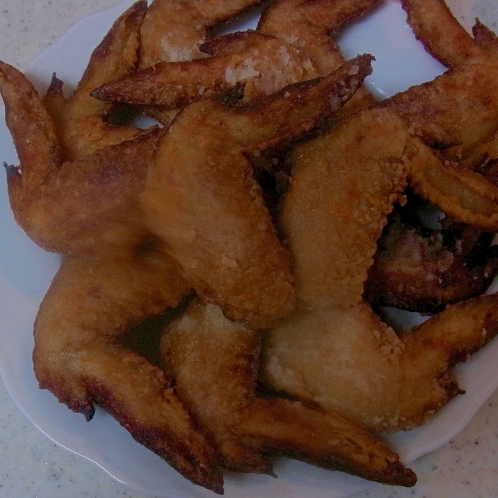 めんつゆで!鶏手羽先の唐揚げ